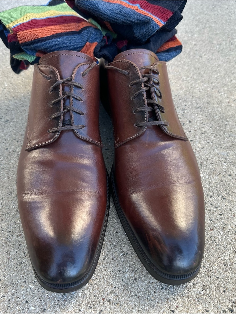 To Boot Chestnut Brown Leather Chukka Boots